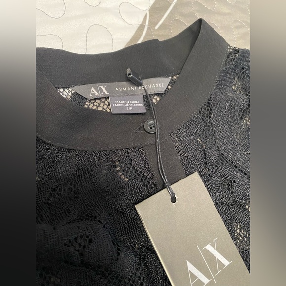 Armani Exchange black blouse size S - Picture 4 of 11